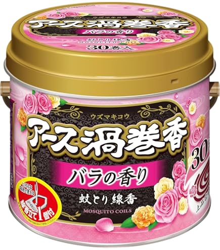 Amazon.co.jp: 金鳥の渦巻 蚊取り線香 ローズの香り 30巻 (防除用医薬