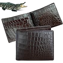 Amazon | [Genuine Crocodile leather] ブラウン クロコダイル革 無双  