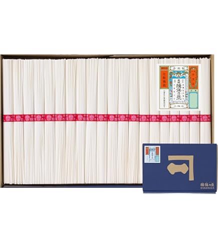 Amazon.co.jp: 揖保乃糸 そうめん 上級品 赤帯 9kg （50g×180束入