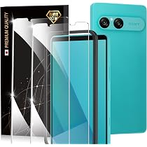 SONY Xperia 10 VII 本体　保護フィルム付き Amazon | 【ガイド枠付き】 SONY Xperia 10 VII ガラスフィルム 液晶