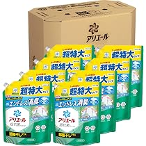 Amazon | アリエール 洗濯洗剤 液体 部屋干しプラス 詰め替え 815g×8袋