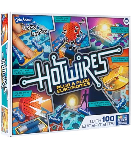 Eight Electronics Game Lab Kit - Build 20 Retro Games Like Simon Says, No Soldering Needed, For Ages 14+