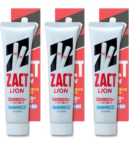 Amazon | ZACT LION ハミガキ 歯磨き粉 医薬部外品 150g ×2本 | ノー