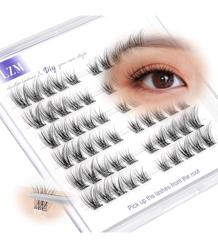 Amazon | つけまつげ 部分つけま ナチュラル 上まつげ 分段つけまつげ