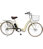 Amazon | 21Technology 自転車 電動アシスト自転車 DA243 アイボリー