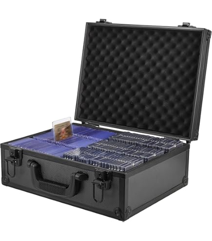 Kitoyz 24 Portacarte Magnetici 35pt | Custodie Protettive In Acrilico Con Protezione UV | Per Carte Da Gioco, TCG, Calcio E Baseball - 3