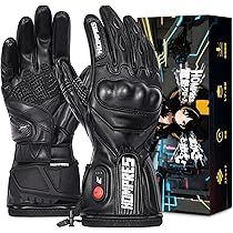 Amazon.co.jp: Hompres 全体PU革電熱グローブ 11.1V両面全体発熱