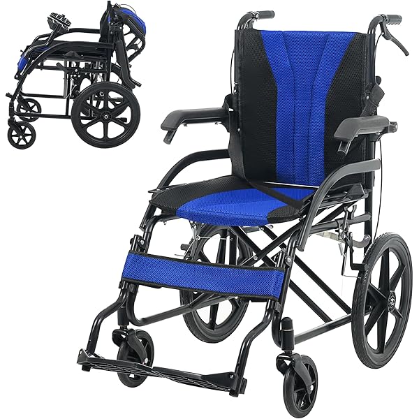 Amazon.co.jp: 【ブラック+レッド】OSJ 車椅子 折畳み 自走式 自立