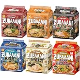 【Amazon.co.jp限定】マルちゃん ZUBAAAN! 6種類セット 3食パック (計18食) 醤油 ×1 味噌 ×1 豚骨 ×1 博多豚骨ラーメン×1 横浜家系醤油とんこつ×1 味噌旨辛タンメン ×1