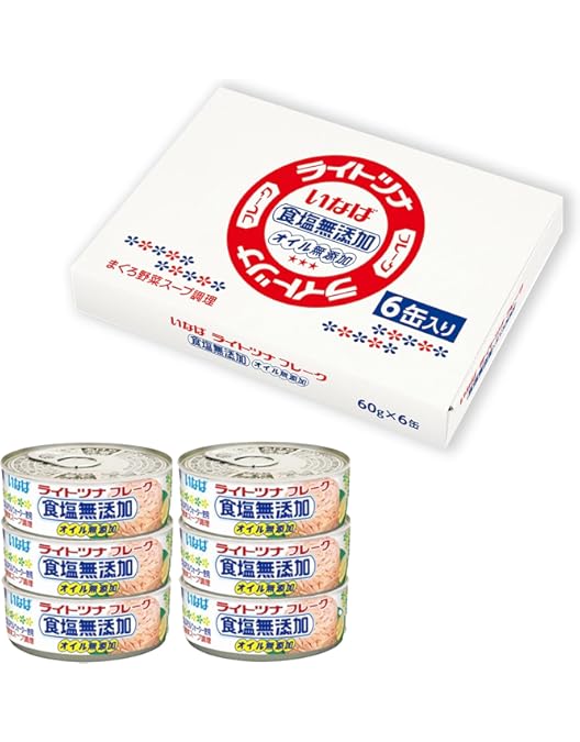 Amazon | いなば食品 いなば 国産ライトフレーク食塩無添加 70g×4缶