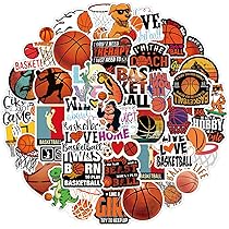 Amazon.co.jp: kolergam(店) 50枚バスケステッカーセットNBA