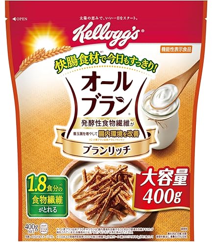 Amazon.co.jp: ケロッグ オールブラン ブランフレーク 270g ×6袋 小麦