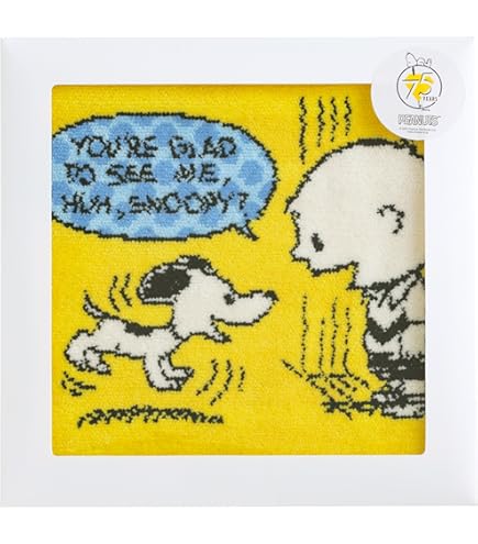 Amazon｜nishikawa【西川】 スヌーピー 五彩織 フェイスタオル 34X80cm