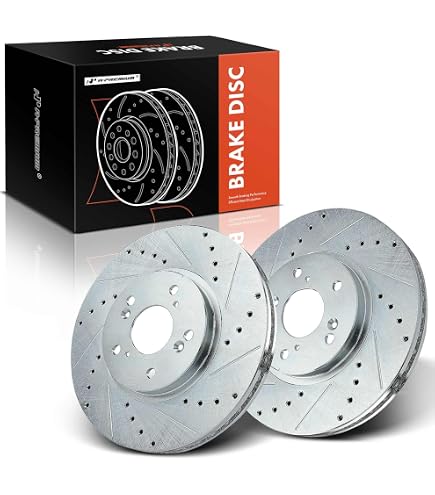 2004 Honda Accord Sedan Slotted Brake Rotors - Performance Brake Rotors
