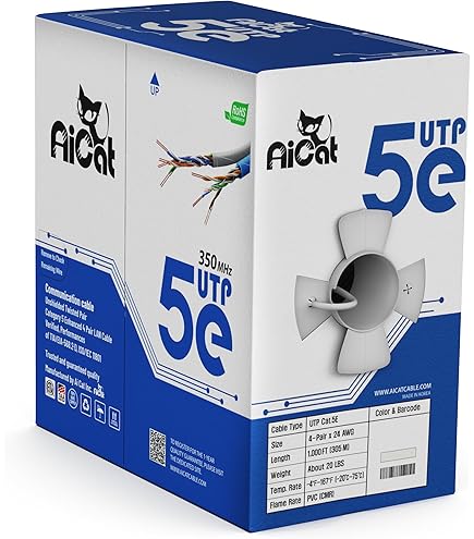 Amazon.co.jp: 冨士電線 CAT5E 単線LANケーブル 300m巻き TPCC5 0.5mm