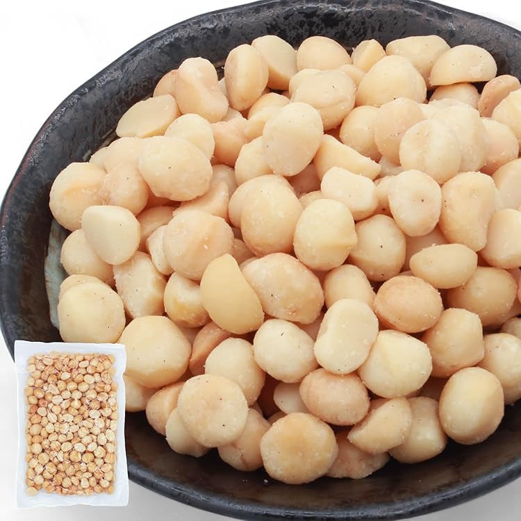 Amazon.co.jp: マカダミアナッツ 大粒(ホール) ロースト 無塩 (300g