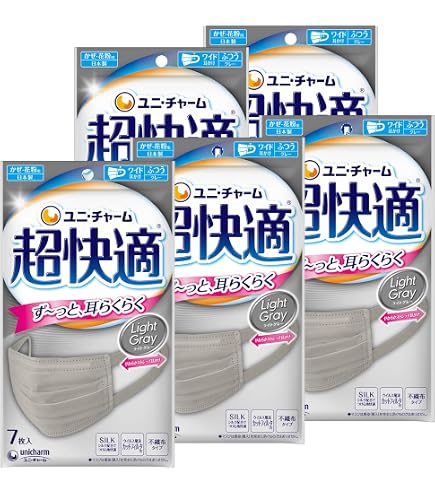 Amazon.co.jp: ユニ・チャーム 超快適マスク 息ムレクリアタイプ