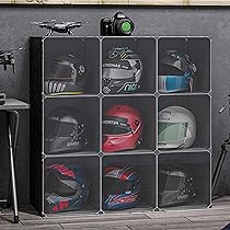 ヘルメットの置物？ Amazon.co.jp: 帽子格納容器 オートバイヘルメットホルダー