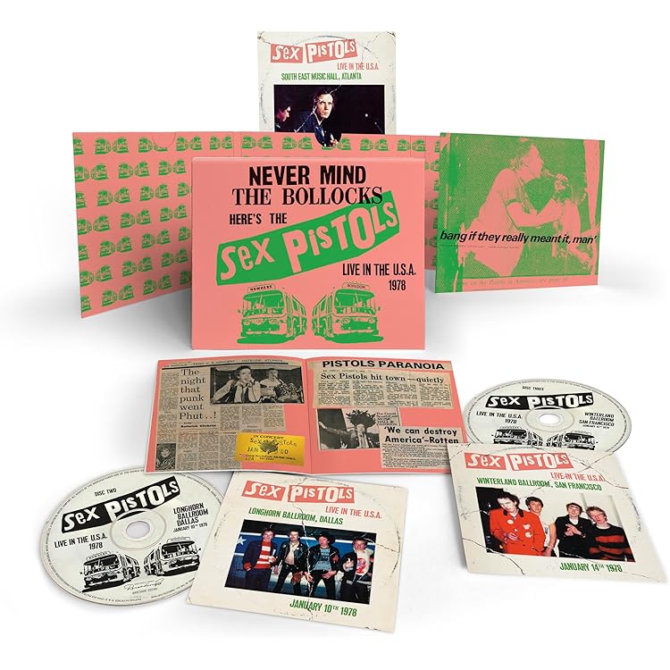 ピストルズ DVD 2枚 Amazon.co.jp: ライヴ・イン・ザ・U.S.A. 1978 (限定盤)(SHM-CD)(3枚組