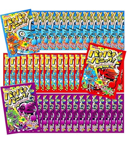 Amazon.co.jp: パチパチパニック 3種24袋 まとめ買い 数量選べる