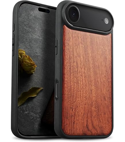 Amazon.co.jp: Aikutaysa iPhone 15 Pro 用 ケース 木製 ウッドケース