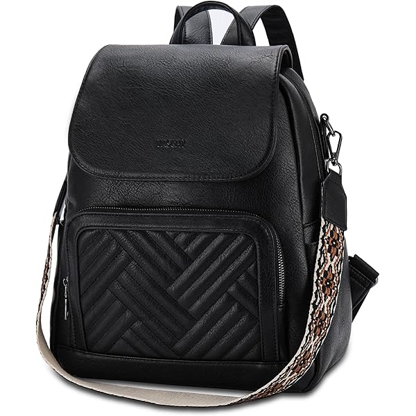 Colorado State Flag Print Leather Women'S Backpack
