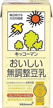 キッコーマン飲料 おいしい無調整豆乳 1L×6本