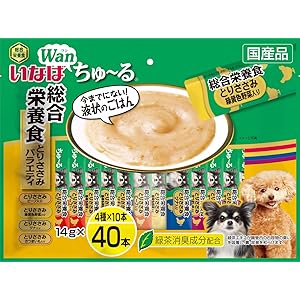 いなば 犬用おやつ ちゅ~る 総合栄養食 とりささみバラエティ 14g×40本