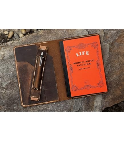 Amazon | ハンドメイド A5サイズlifeライフノート専用 天然レザー 