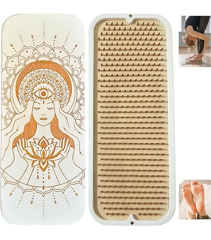 Amazon | TENGRY サドゥボード ヨガ練習用 ハンドメイド木製ボード 足