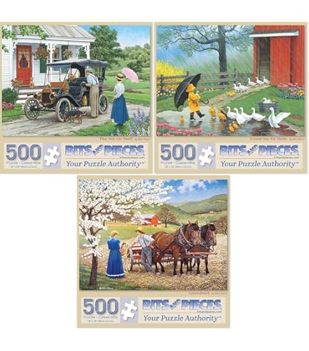 Amazon | Bits and Pieces - 大人用500ピースジグソーパズル お得な