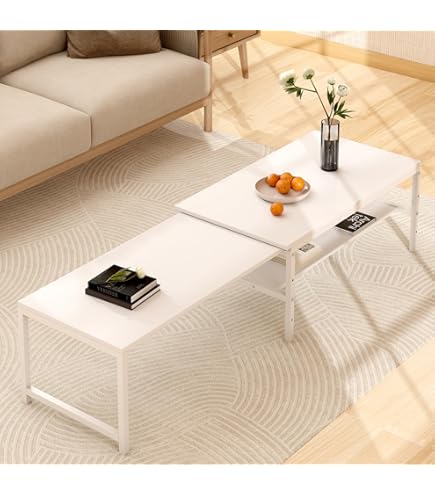 Amazon｜桜屋工業 リビングテーブルLT-65-V ヴィンテージブラウン 特大