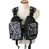 Amazon クラッチ Clutch タックルゲームベスト Cgm 001 ブラック ブラック クラッチ Clutch ライフジャケット フローティングベスト