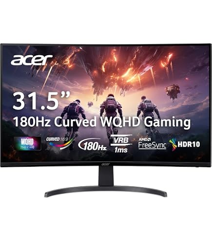 Amazon.co.jp: AOC 32インチ カーブゲーミングモニター 2K QHD 180Hz