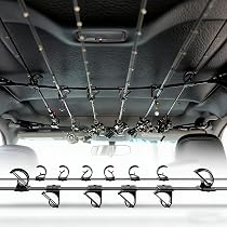 Amazon | MINIXIAODA ロッドホルダー 車用 天井取付タイプ 釣り竿収納