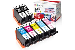 GPC Image KAM-6CL-L 6色パック+ KAM-BK-L (計7本) 増量タイプ エプソン 用 インクカートリッジ カメ Epson 用 KAM-6CL KAM-BK 互換インク EP-884A EP-883A EP-882A EP-8