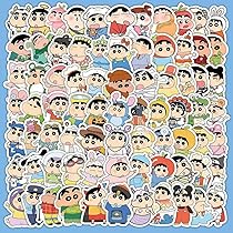 Amazon | For クレヨンしんちゃん シール100枚セットかわいいアニメfor