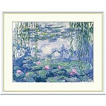 Amazon.co.jp: 晴れの街ギャラリー 絵画 額絵 クロード・モネ