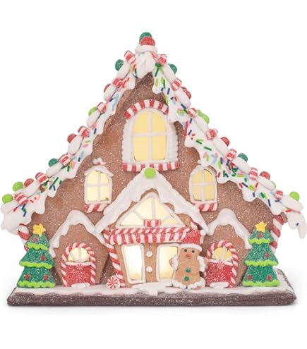 Amazon.co.jp: RAZ Imports ジンジャーブレッドライト付き