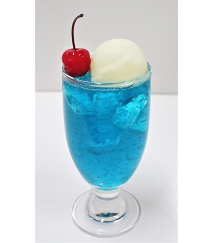Amazon.co.jp: 食品サンプル クリームソーダ メロンソーダ