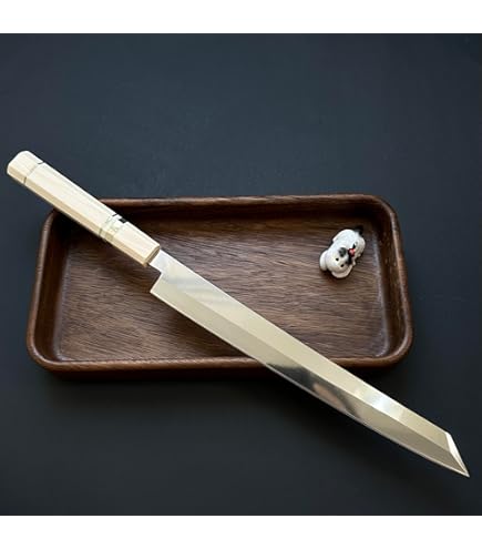 ち*ん様 ステン 本焼 柳刃 9寸 V金10号 鏡面 八角柄 鞘付き 刺身包丁 Amazon | 【柳刃包丁 9寸】V金10号 鋼材 刺身包丁 真空焼き入れ