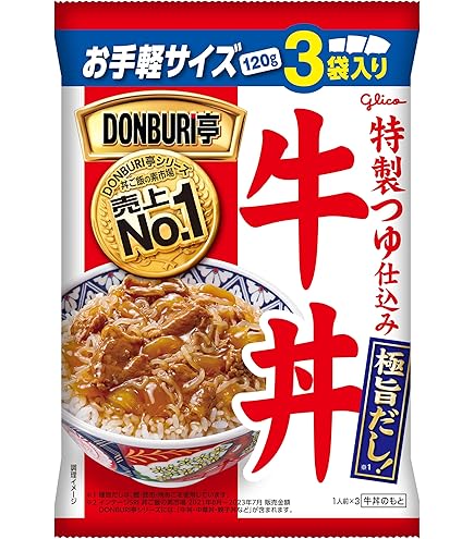 Amazon.co.jp: 江崎グリコ DONBURI亭 中華丼 3食パック 160g×3袋