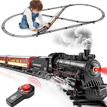 ドローン✕ウォーキングダイナソー✕蒸気機関車レールセット Amazon | B/Oトレイン 蒸気機関車セット | 電車・レールセット