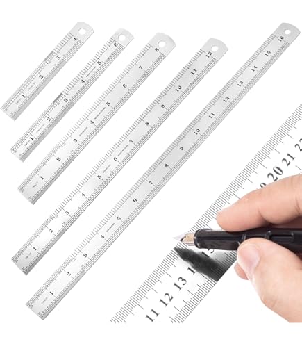 HARFINGTON Flexible Film Ruler 30cm - 0.5mm Scale PET Plastic Measuring Tool