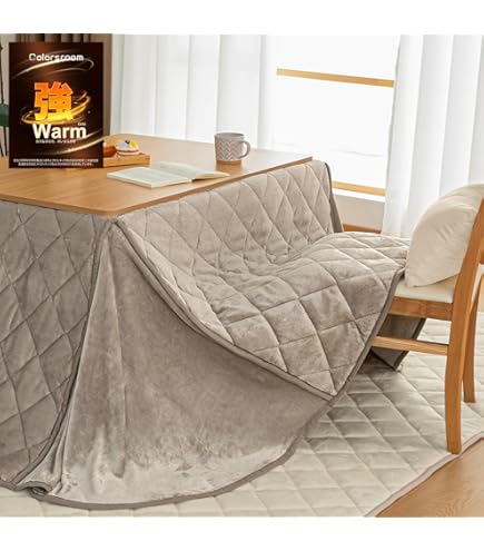 JEMAジェマ ハイタイプこたつ用　省スペース こたつ布団240x295cm Amazon｜JEMA ハイタイプ こたつ布団 省スペース 長方形