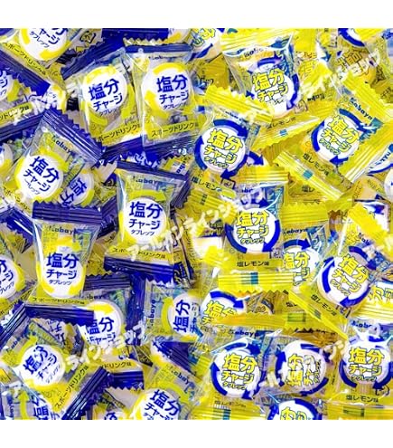Amazon.co.jp: 【100粒】スポーツドリンク味 カバヤ 塩分チャージタブ