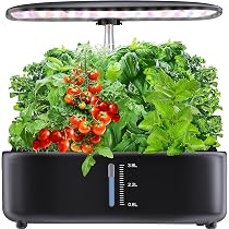 Amazon.co.jp: 水耕栽培キット、LED植物成長ライトとスマート