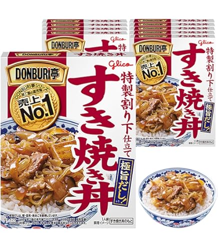 Amazon.co.jp: 江崎グリコ DONBRI亭牛丼 3食パック 120g×3袋 : 食品