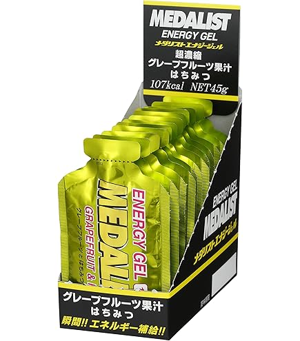 Amazon.co.jp: メダリスト エナジージェル （1箱 12袋入り） 超濃縮