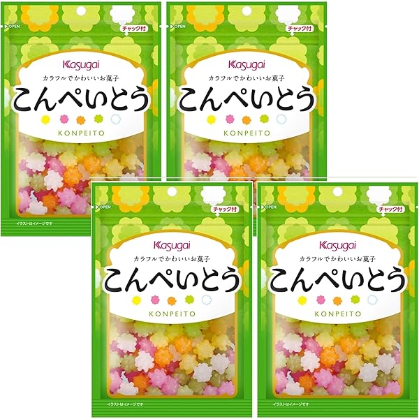こんぺいとう Amazon.co.jp: OKURUX [4個/こんぺいとう] 春日井製菓